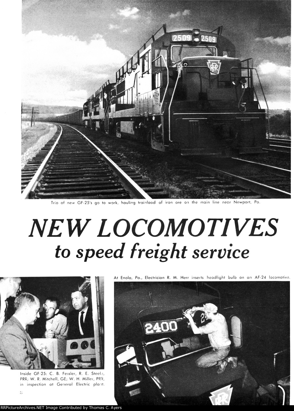 PRR's New Freight Locomotives, Page 8, 1963